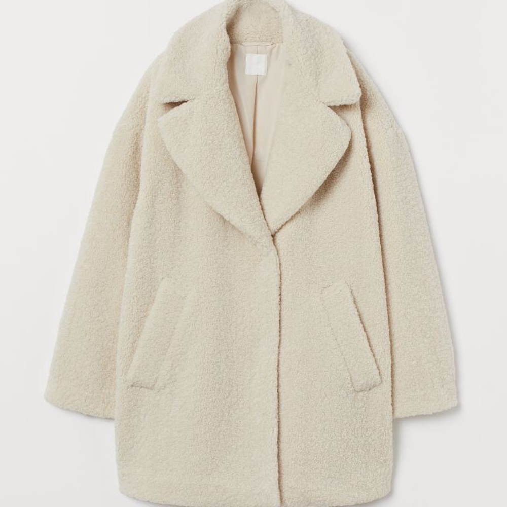 H&M Sherpa Cream Jacket